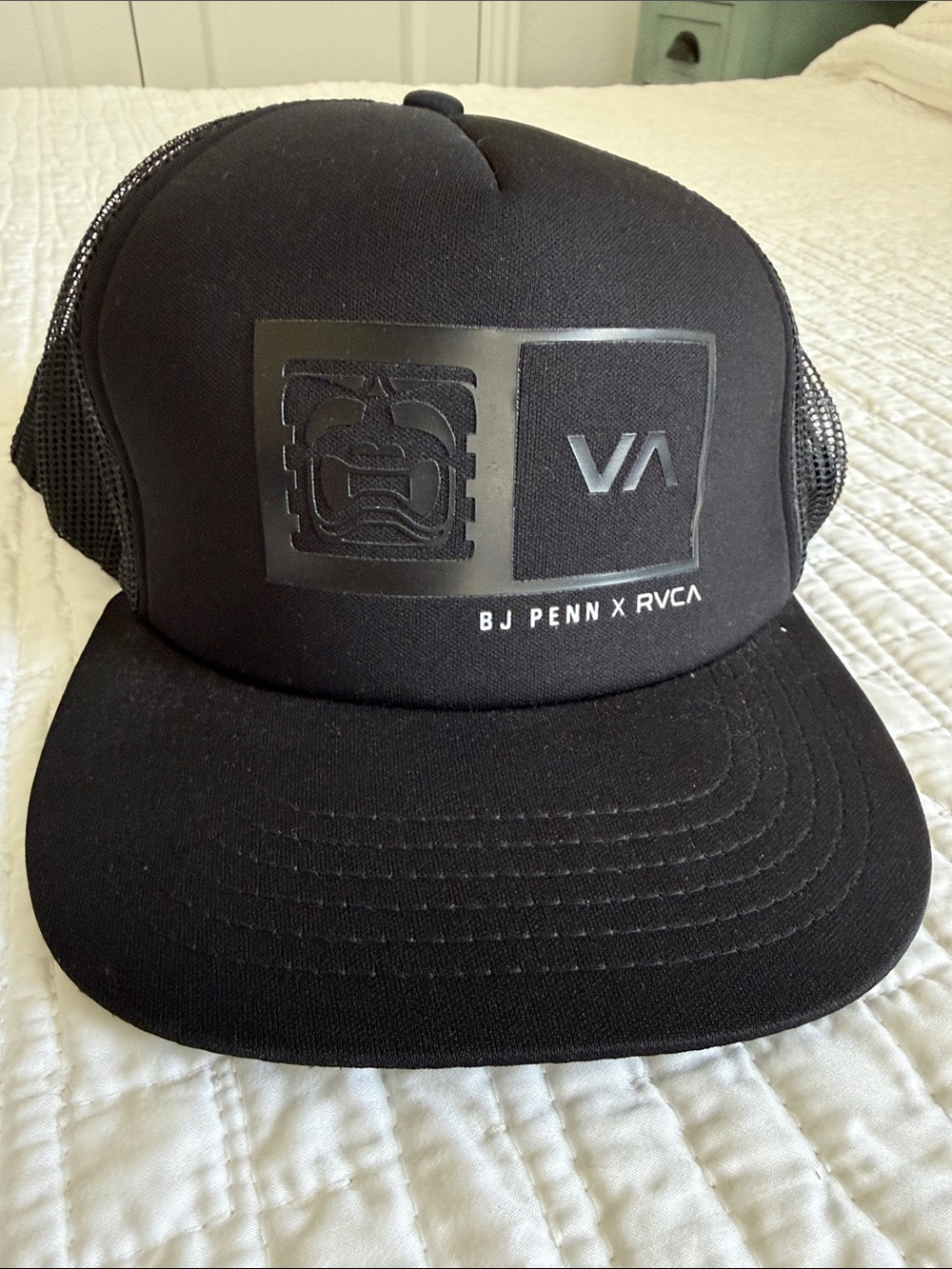 RVCA Black BJ Penn Trucker Hat